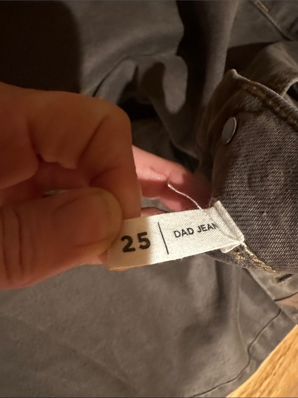 PacSun Woman’s Button Up Straight-Leg Dad Jean in Brown Size 26 Fall Relaxed - Picture 5 of 9